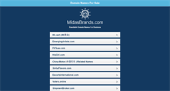 Desktop Screenshot of midasbrands.com